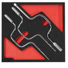 BoxoUSA 3-Piece Speed Wrench Set BX756-R2