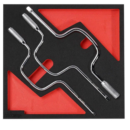 BoxoUSA 3-Piece Speed Wrench Set BX756-R2