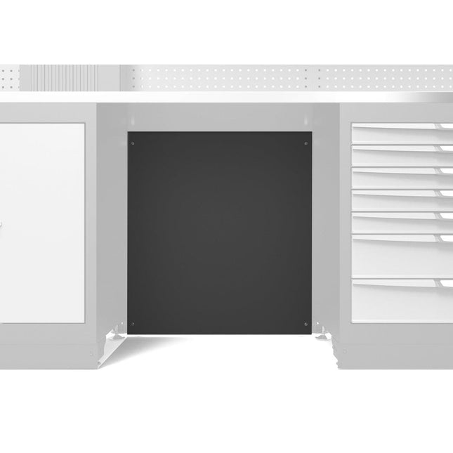 BoxoUSA-34" Roller Cabinet Back Panel, Dark Grey-[product_sku]