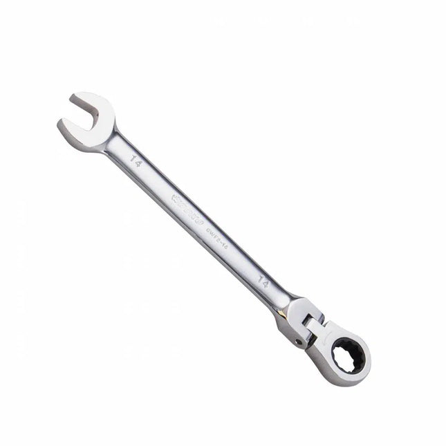 BoxoUSA 3/8" SAE Combination Ratcheting Wrench with Flex Head GWF2-10S