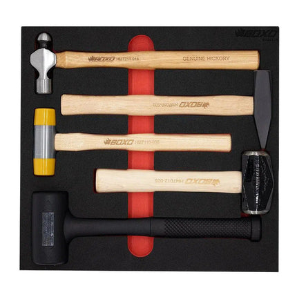 BoxoUSA 5-Piece Hammer Set | 2/3rd EVA Foam BX502-R