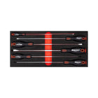 BoxoUSA 6-Piece Long Reach Screwdriver Set | 1/3 Drawer EVA Foam BX763-R