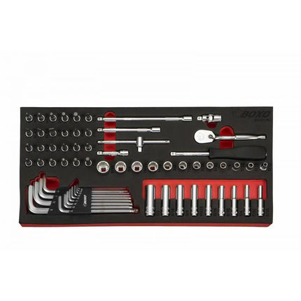 BoxoUSA SAE 12-Point Master Tool Set | Advanced, 186-Pieces S12MTS-2