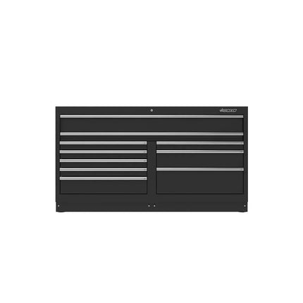 BoxoUSA 68" 10 Drawer Cabinet w/o Alu. Trims MST68A101-RBK-1