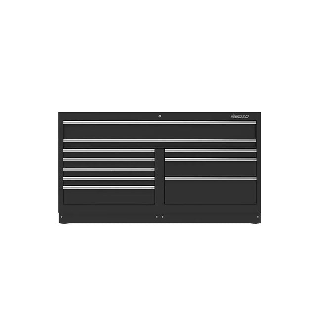 BoxoUSA 68" 10 Drawer Cabinet w/o Alu. Trims MST68A101-RBK-1
