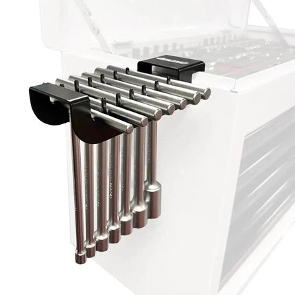 BoxoUSA 7-Piece Short T-Handle Socket Wrench Set with Holder Rack For Hand Carry Box WTS1-AB08