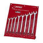 BoxoUSA 8-Piece Metric XL Combination Wrench Set, Roll Up WR1712XL-08RB