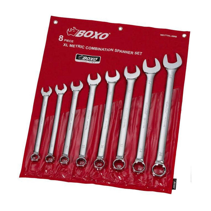 BoxoUSA-8-Piece Metric XL Combination Wrench Set, Roll Up-[product_sku]