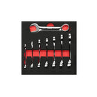 BoxoUSA 8-Piece SAE Stubby Combination Spanner Set | 1/6 Drawer EVA Foam BX872-R2