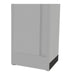 BoxoUSA-Bottom Side Panel for Wall Cabinet, Dark Grey 19-11/16" D-[product_sku]