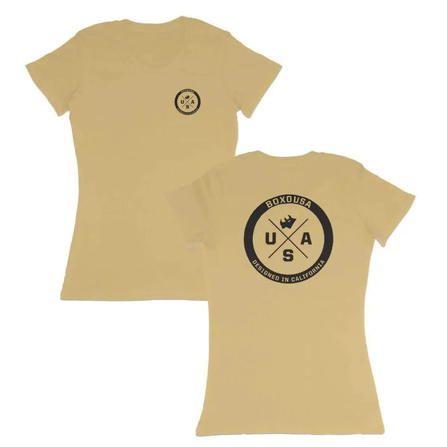 BoxoUSA BoxoUSA Designed in Cali Women's Tee BXBT-BXB-LS