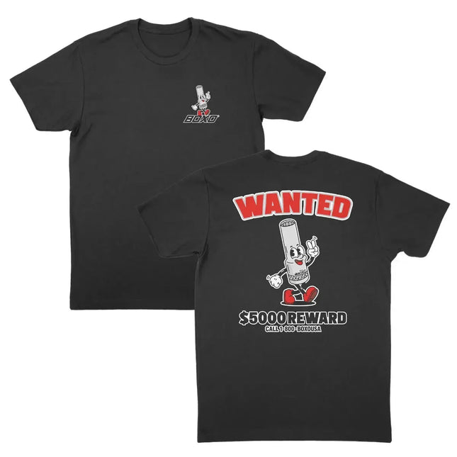 BoxoUSA BoxoUSA Most Wanted Tee | Black BXTB-10MM-S