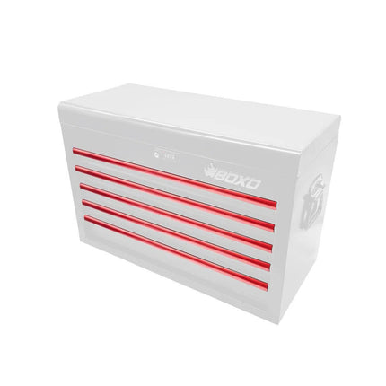 BoxoUSA Colored Drawer Trim Kit for 5-Drawer Hand Carry Box P-DH14-R-5