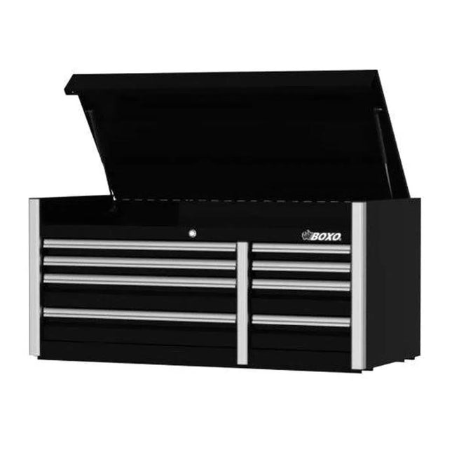 BoxoUSA Elite Series | 54" 8-Drawer Top Tool Chest | Black ACA540081-BK