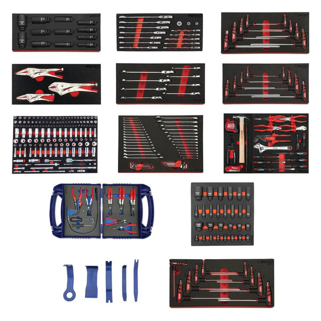 BoxoUSA Lube and Tire Tech Master Tool Set | 327-Piece Metric and SAE Tool Set LTT-1