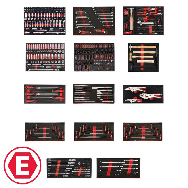 BoxoUSA Metric and SAE Master Tool Set | Elite, 452-Pieces MTS-3