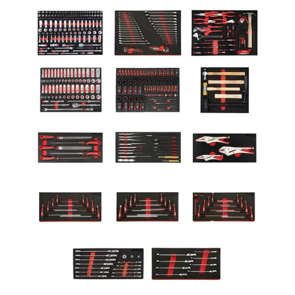 BoxoUSA Metric and SAE Master Tool Set | Elite, 452-Pieces MTS-3