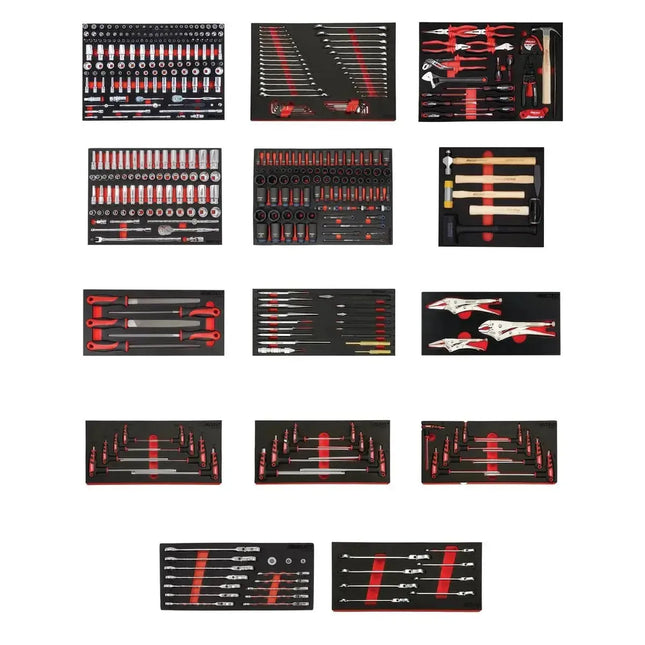 BoxoUSA Metric and SAE Master Tool Set | Elite, 452-Pieces MTS-3