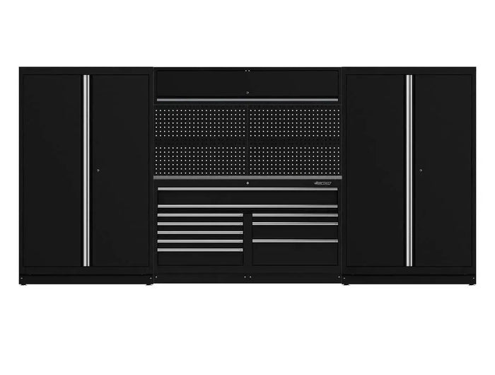 BoxoUSA OSM Pro Series | 156" 7-Piece Professional Organized Storage Modules Build Out | 10-Drawers, 4-Cabinets OSM-B5-S