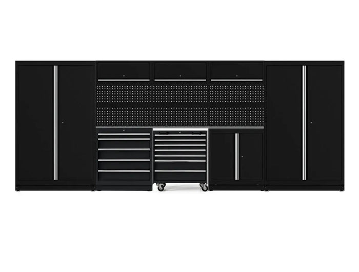 BoxoUSA OSM Pro Series | 190" 15-Piece Professional Organized Storage Modules Build Out | 12-Drawers, 5-Cabinets OSM-B8-S