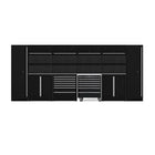 BoxoUSA OSM Pro Series | 21-Piece Professional Organized Storage Modules Build Out | 14-Drawers, 10-Cabinets OSM-B1-S