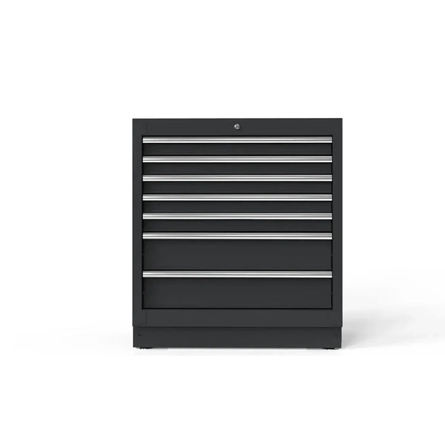 BoxoUSA OSM Pro Series | 34" 7-Drawer Cabinet MST34A071-RBK-S