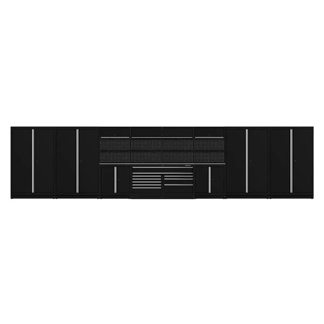 BoxoUSA OSM Pro Series | 380" 20-Piece Professional Organized Storage Modules Build Out | 10-Drawers, 7-Cabinets OSM-B7-S