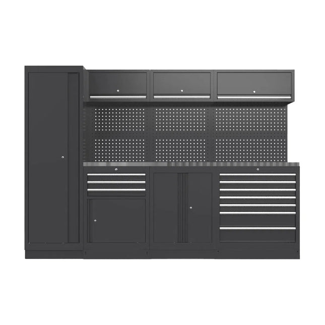 BoxoUSA OSM Series | 110" 16-Piece Professional Organized Storage Modules Build Out OSM-R1