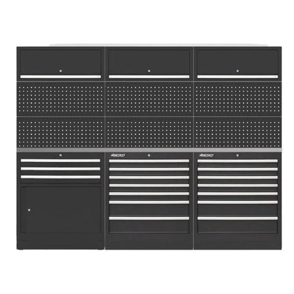 BoxoUSA OSM Series | 76" 15-Piece Professional Organized Storage Modules Build Out OSM-R326