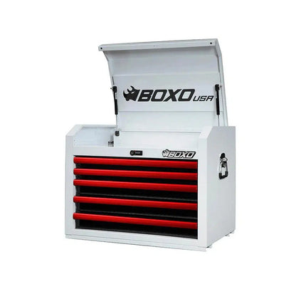 BoxoUSA Pro Series | 26" 5-Drawer Tool Chest UAC2651BLM-W-R