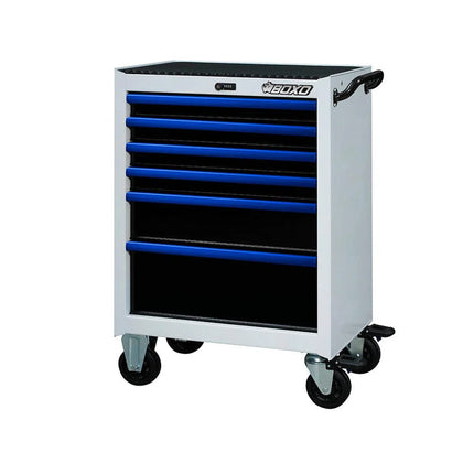 BoxoUSA Pro Series | 26" 6-Drawer Rolling Tool Box UAT2661L-W-B