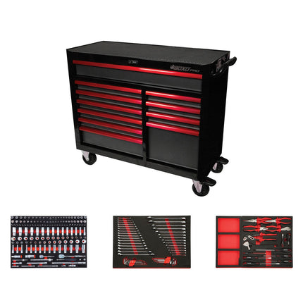 BoxoUSA-Pro Series | Loaded 45" 11-Drawer Rolling Tool Box-[product_sku]