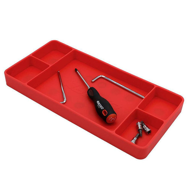 BoxoUSA-Red Magnetic Flexible Silicon Tool Tray-SIT01