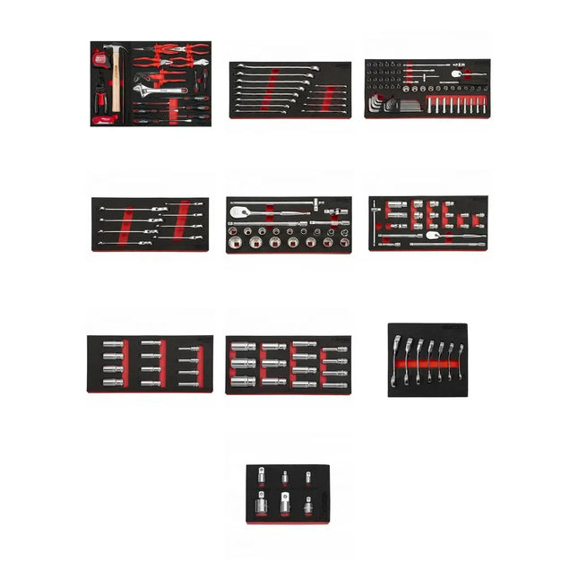 BoxoUSA SAE 12-Point Master Tool Set | Advanced, 186-Pieces S12MTS-2