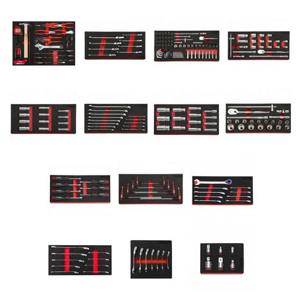 BoxoUSA SAE 12-Point Master Tool Set | Elite, 219-Pieces S12MTS-3