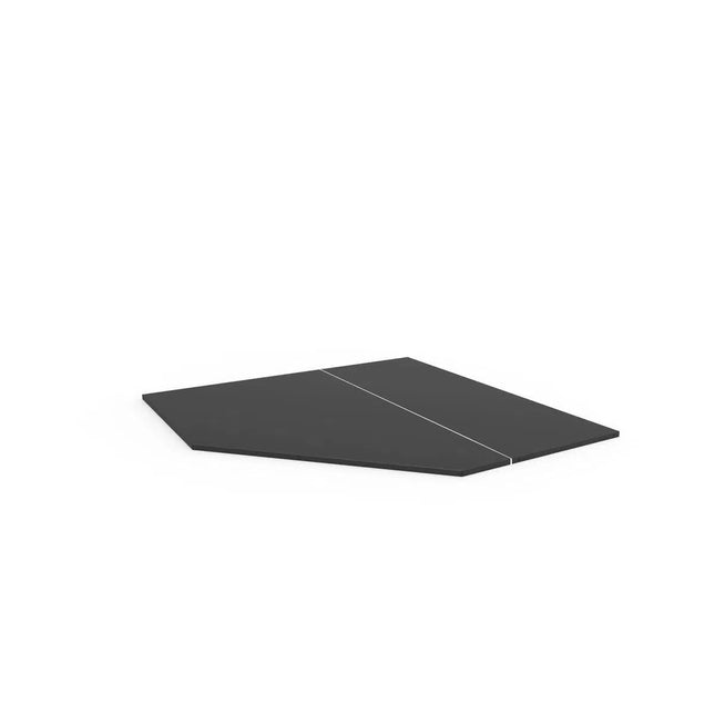 BoxoUSA Shelves for Corner Cabinet MST30001ADG2, (2 Piece) Dark Grey P-MST-05DG2