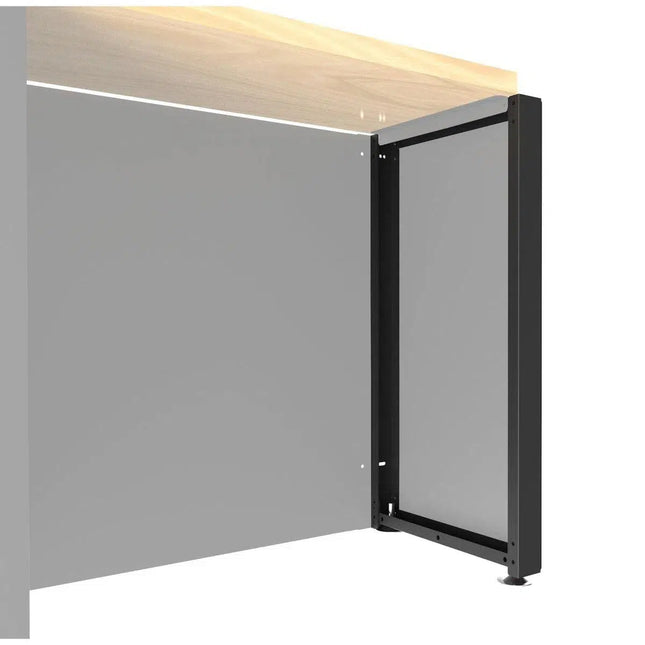 BoxoUSA Support Bracket Adjustable Feet for Worktop (per set), Dark Grey P-OSM-SBF-DG2