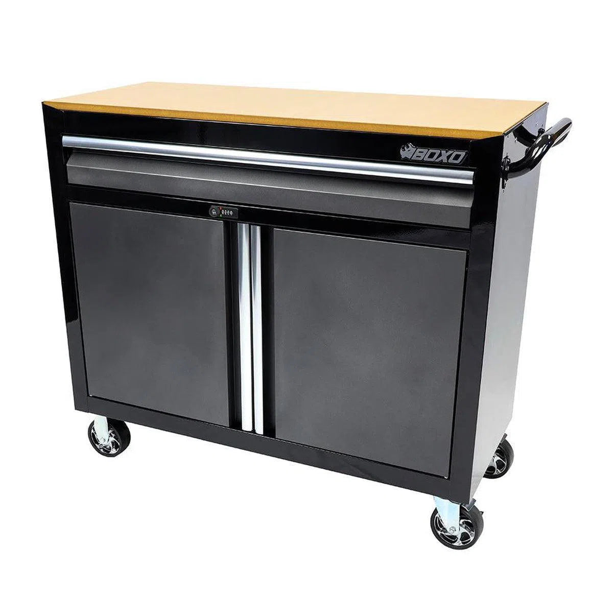 mobley works Military Box ※仕切り板がありません Tech Series | 45” Mobile Workbench with Storage and Power | Black