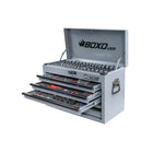 BoxoUSA UTV Box | 190-Piece Metric and SAE UTV Tool Set with 5-Drawer Hand Carry Tool Box UTVBX-GY-BK