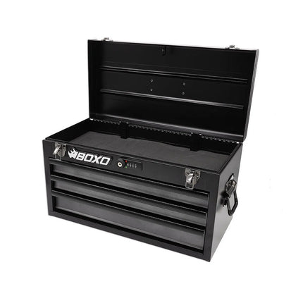 BoxoUSA 20" 3-Drawer Hand Carry Tool Box ECC20301L-SBK1