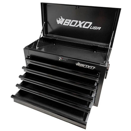 BoxoUSA 26" 5-Drawer Hand Carry Tool Box ECC26501L-SBK