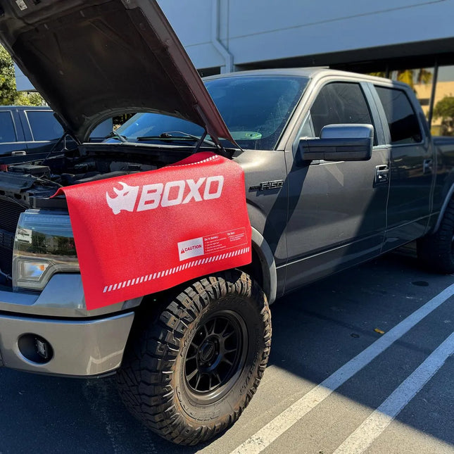BoxoUSA BoxoUSA Fender Cover – 26” x 36” Non-Slip PVC Soft Foam Protective Mat VD900