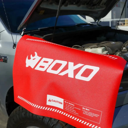 BoxoUSA BoxoUSA Fender Cover – 26” x 36” Non-Slip PVC Soft Foam Protective Mat VD900