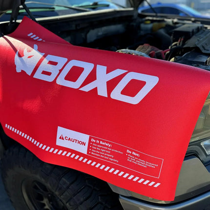 BoxoUSA BoxoUSA Fender Cover – 26” x 36” Non-Slip PVC Soft Foam Protective Mat VD900