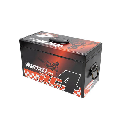 BoxoUSA MotoBox | Limited Edition Ricky Carmichael 103-Piece Metric Motorcycle 3-Drawer Hand Carry Tool Box MOTOBX1-RC