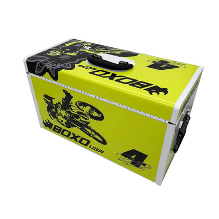 BoxoUSA MotoBox | New Ricky Carmichael 3-Drawer Portable Tool Box with 103-Piece Metric Motorcycle Tool Set MOTOBX1-BK-RC2