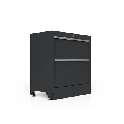 BoxoUSA 34" 2 Drawer Cabinet w/o Alu. Trims MST34A021-RBK-1