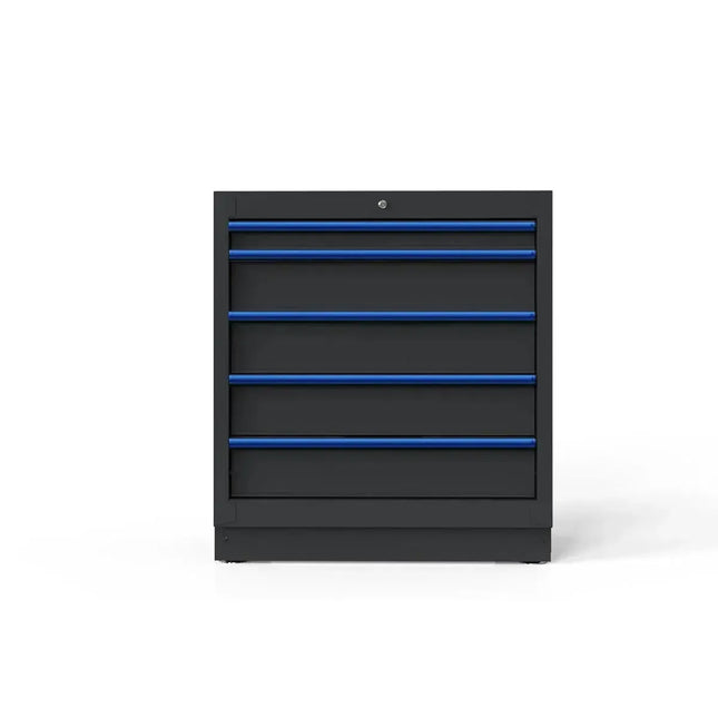 BoxoUSA OSM Pro Series | 34" 5-Drawer Cabinet MST34A051-RBK-B