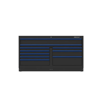 BoxoUSA OSM Pro Series | 68" 10-Drawer Cabinet MST68A101-RBK-B