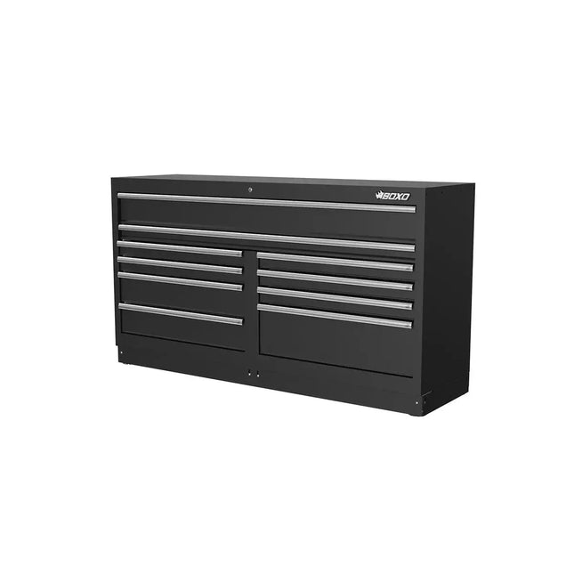 BoxoUSA 68" 10 Drawer Cabinet w/o Alu. Trims MST68A101-RBK-1